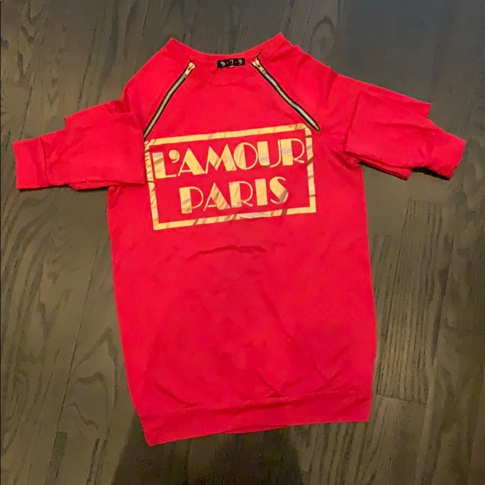 Red Long Sleeve Shirt